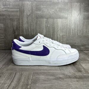 Nike Zoom Pogo Plus SB Men's 11/Womens 12.5 White Purple Casual Shoes DZ4916-100